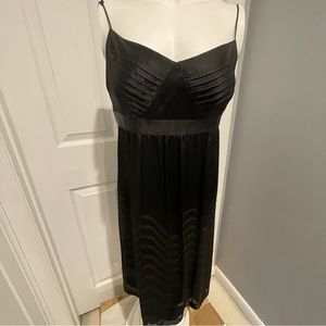 BCBG MaxAzria black spaghetti strap cocktail dress, size 8